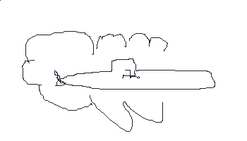 O  submarino alem�o